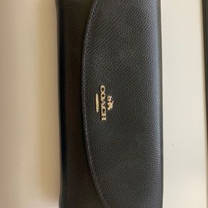 Coach checkbook style wallet